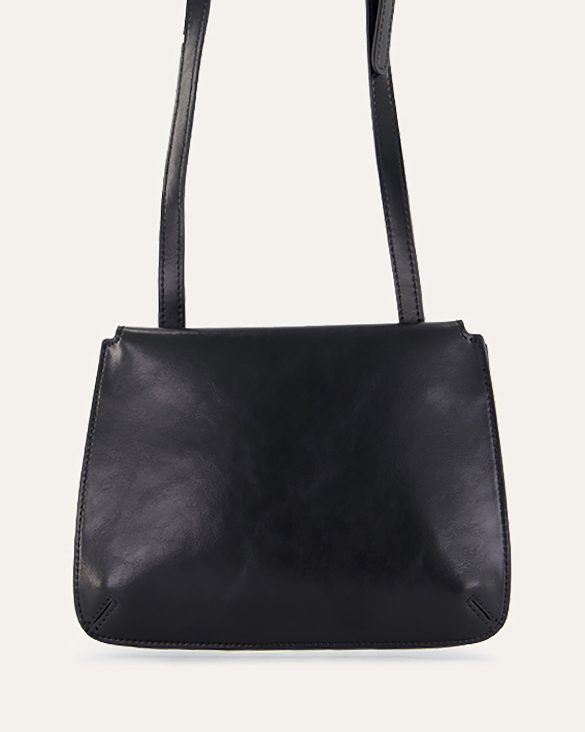 AMBER CROSSBODY BAG BLACK LEATHER