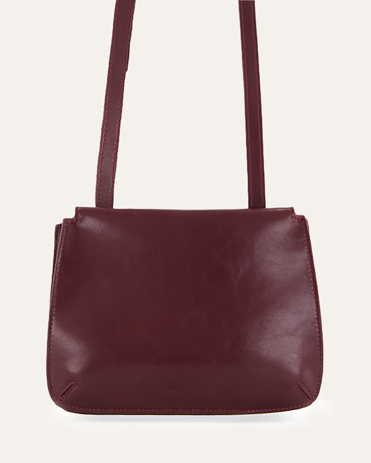 AMBER CROSSBODY BAG MERLOT LEATHER