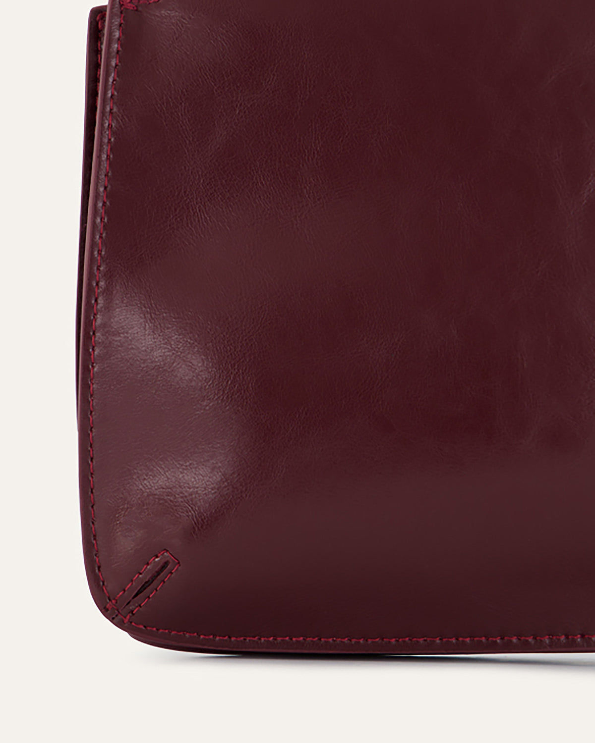 AMBER CROSSBODY BAG MERLOT LEATHER