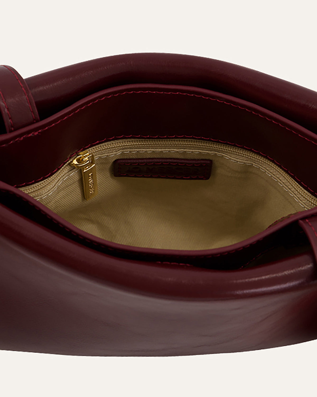 AMBER CROSSBODY BAG MERLOT LEATHER