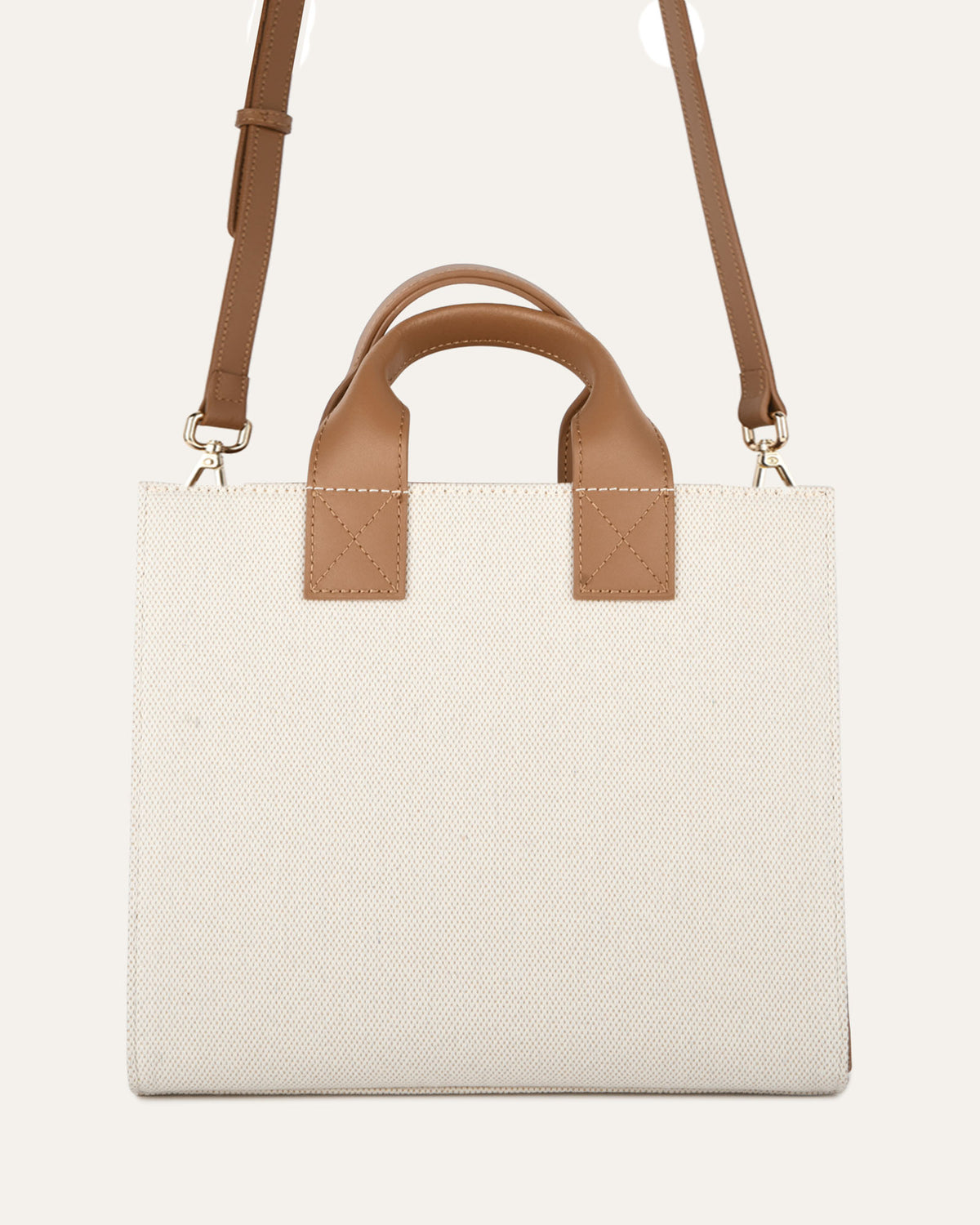 ANDRES MINI TOTE BAG TAN LEATHER