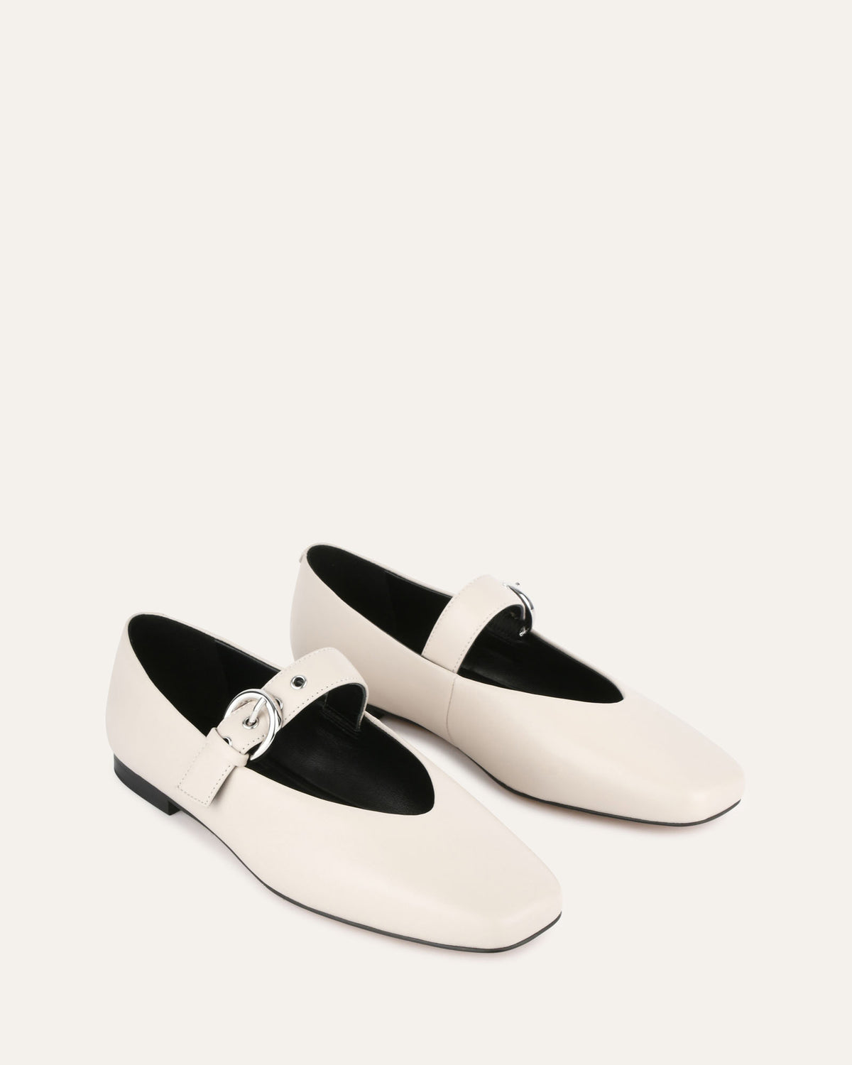 ANNABELLE CASUAL FLATS BONE LEATHER