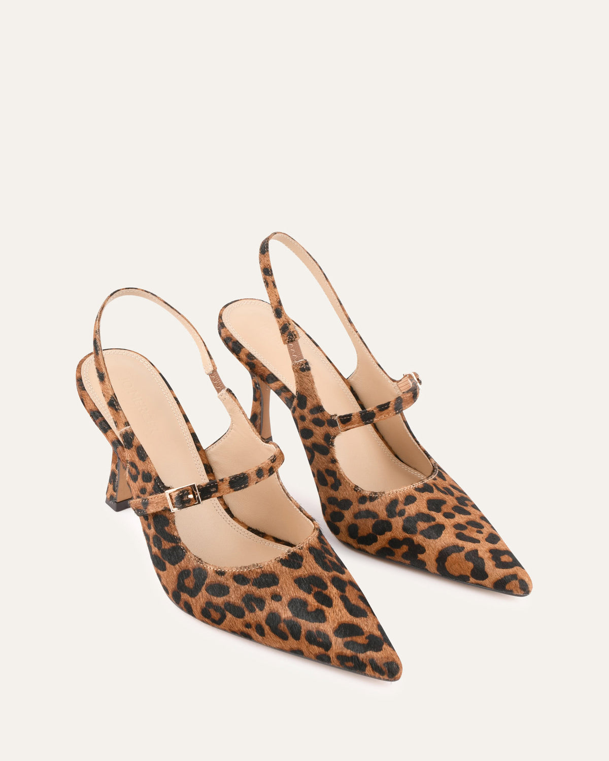 ARCHER HIGH HEELS LEOPARD PRINT LEATHER