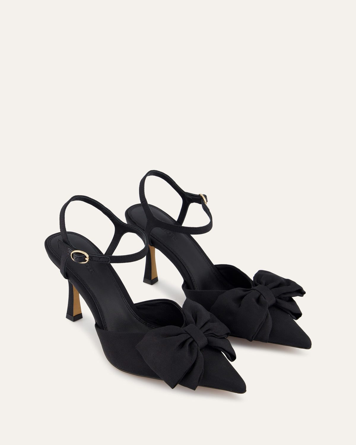 ARIELLE HIGH HEELS BLACK TEXTILE