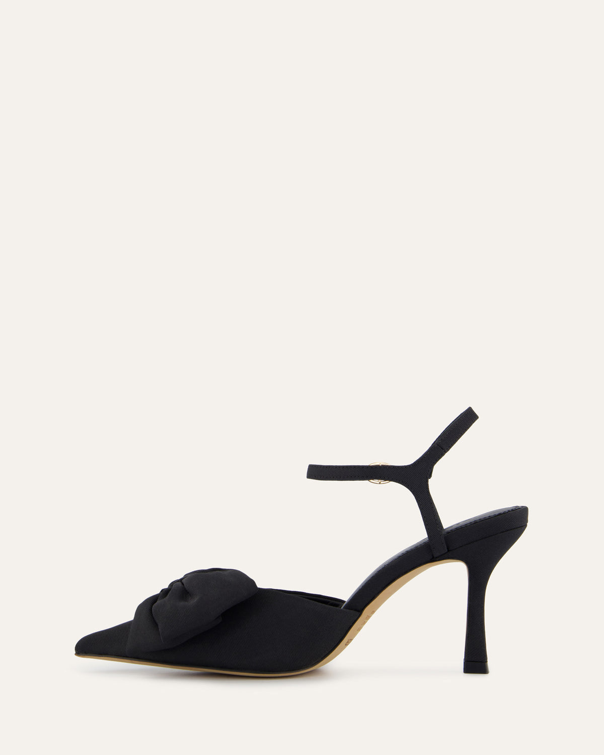 ARIELLE HIGH HEELS BLACK TEXTILE