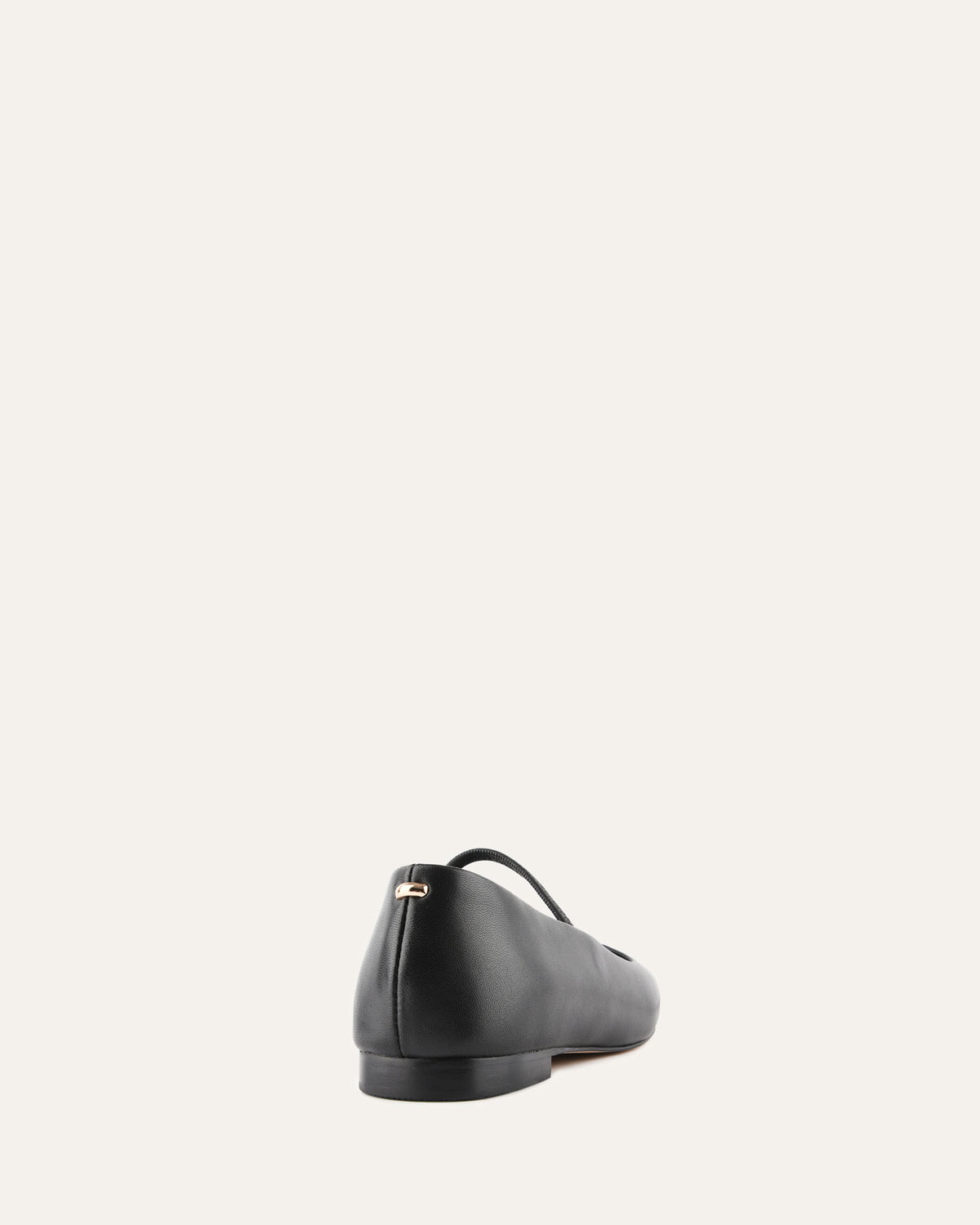 AVERY CASUAL FLATS BLACK LEATHER