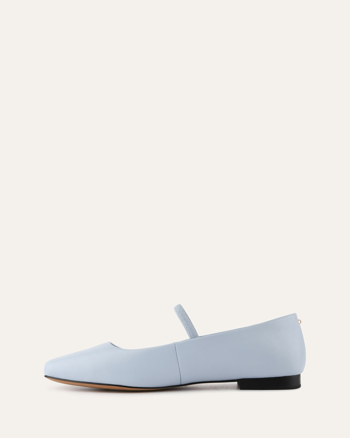 AVERY CASUAL FLATS MIST BLUE LEATHER