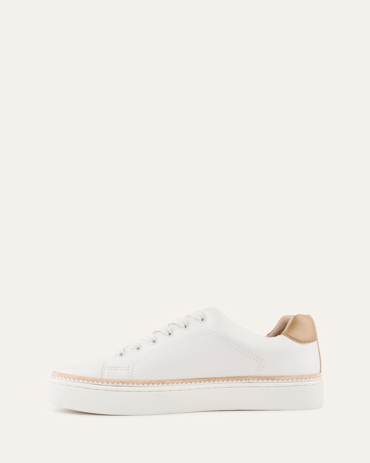 BRINLEY SNEAKERS WHITE LEATHER