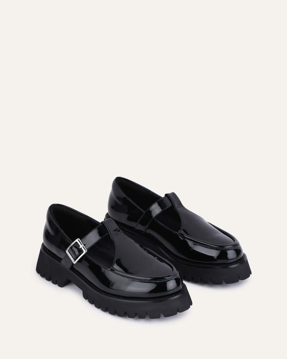 BRONTE LOAFERS BLACK PATENT