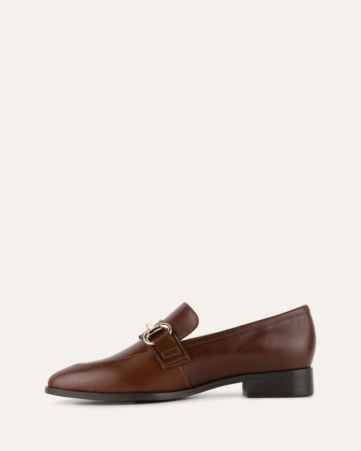 CECILIA LOAFERS DARK CHOC LEATHER