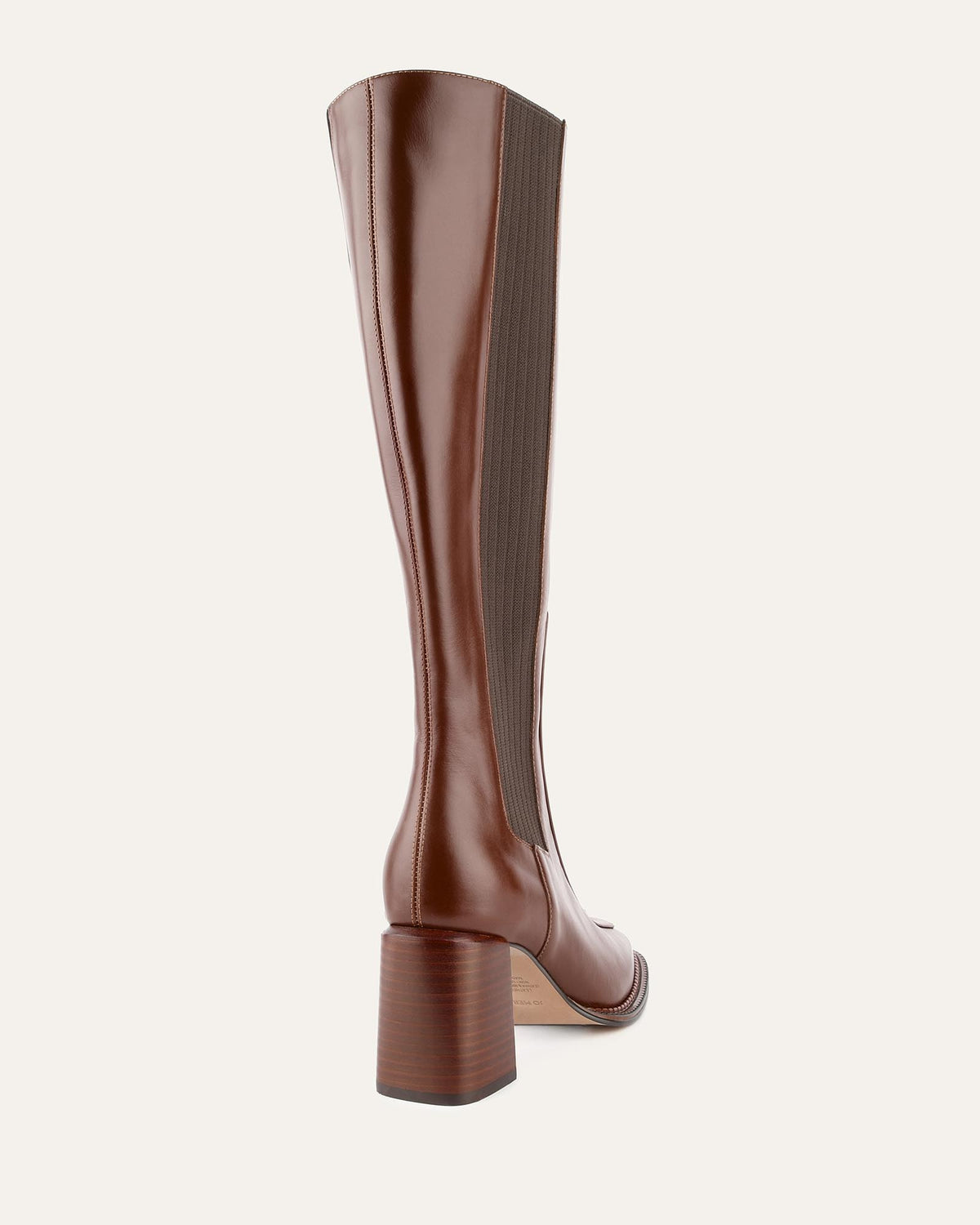 DIVINE KNEE BOOTS DARK CHOC LEATHER