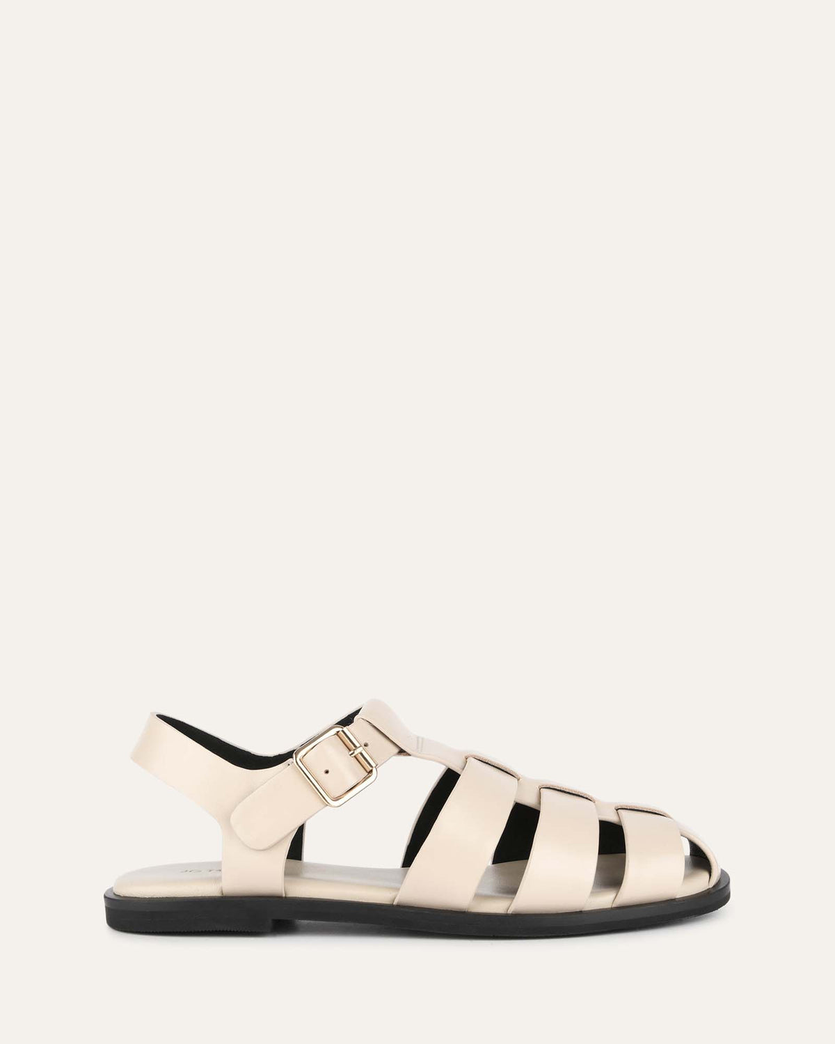 FINN FLAT SANDALS SAND LEATHER