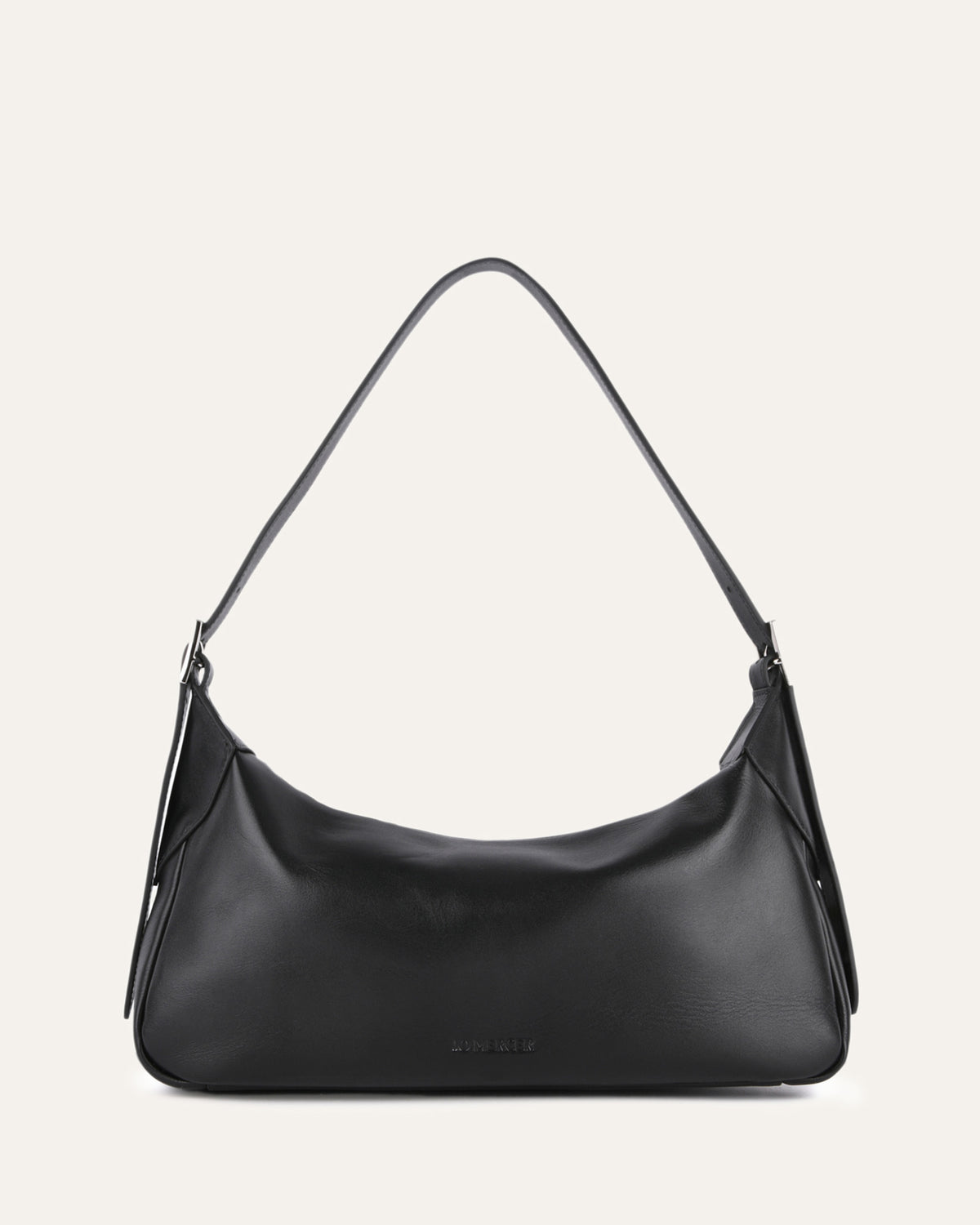 FLORENCE SHOULDER BAG BLACK LEATHER