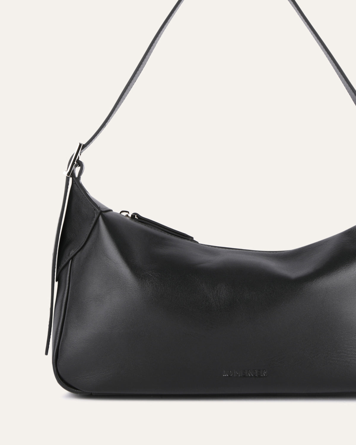 FLORENCE SHOULDER BAG BLACK LEATHER