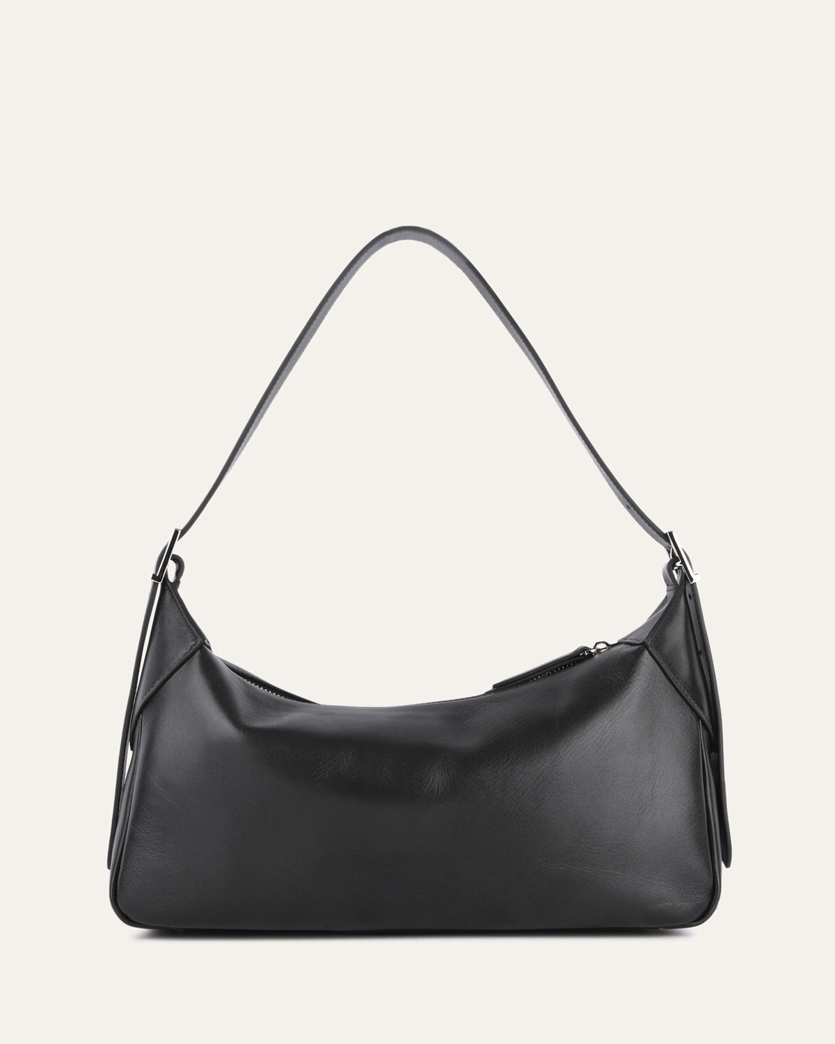 FLORENCE SHOULDER BAG BLACK LEATHER