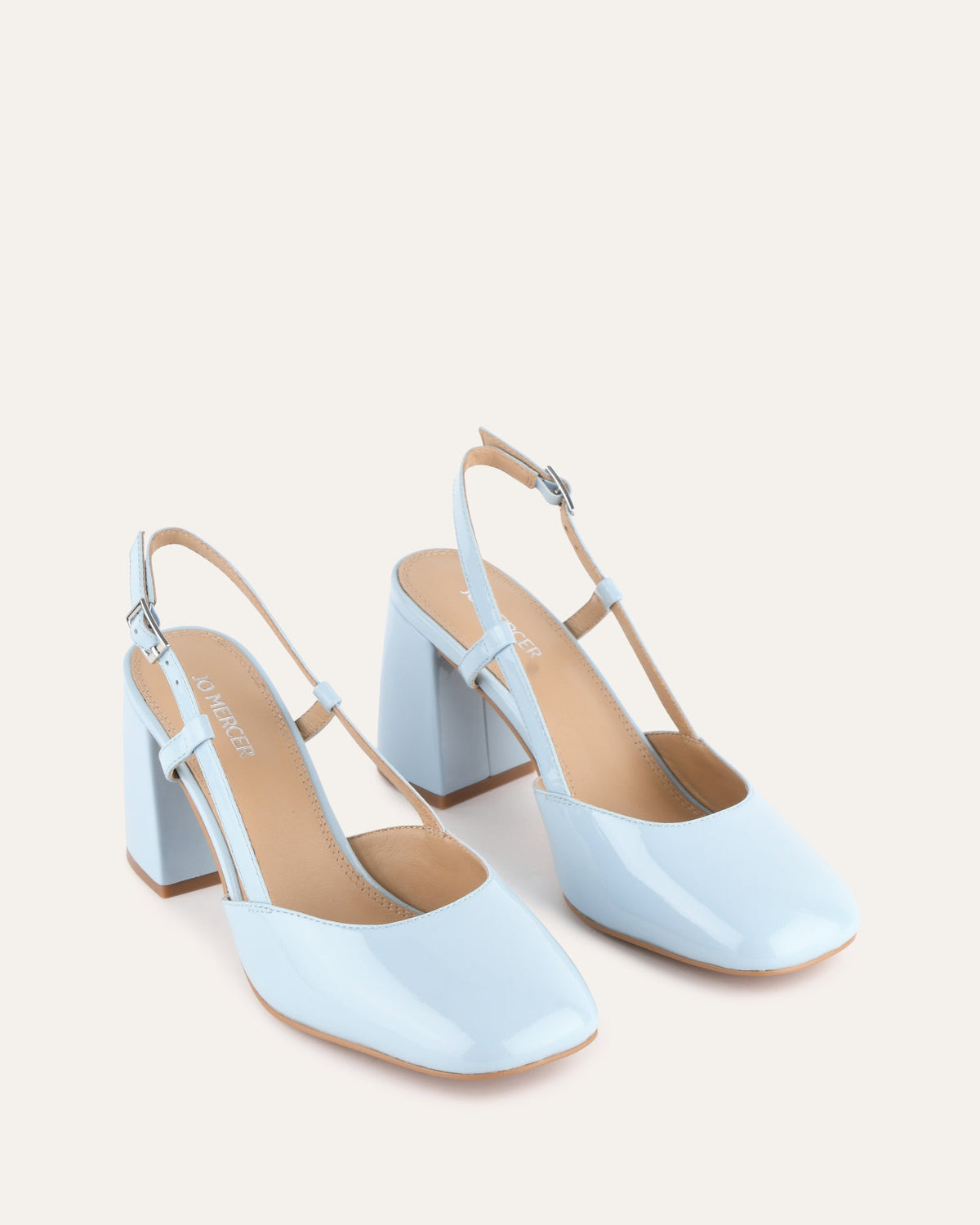 GLORIA HIGH HEELS SKY BLUE PATENT