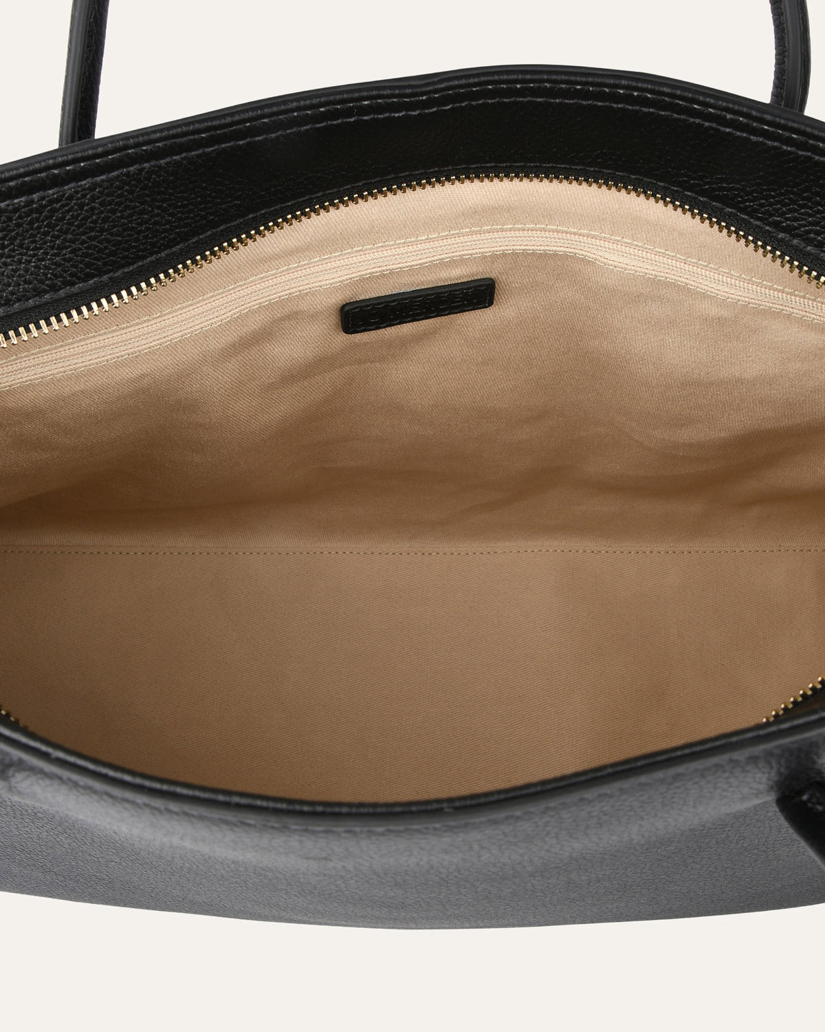 HARVEY TOTE BAG BLACK LEATHER