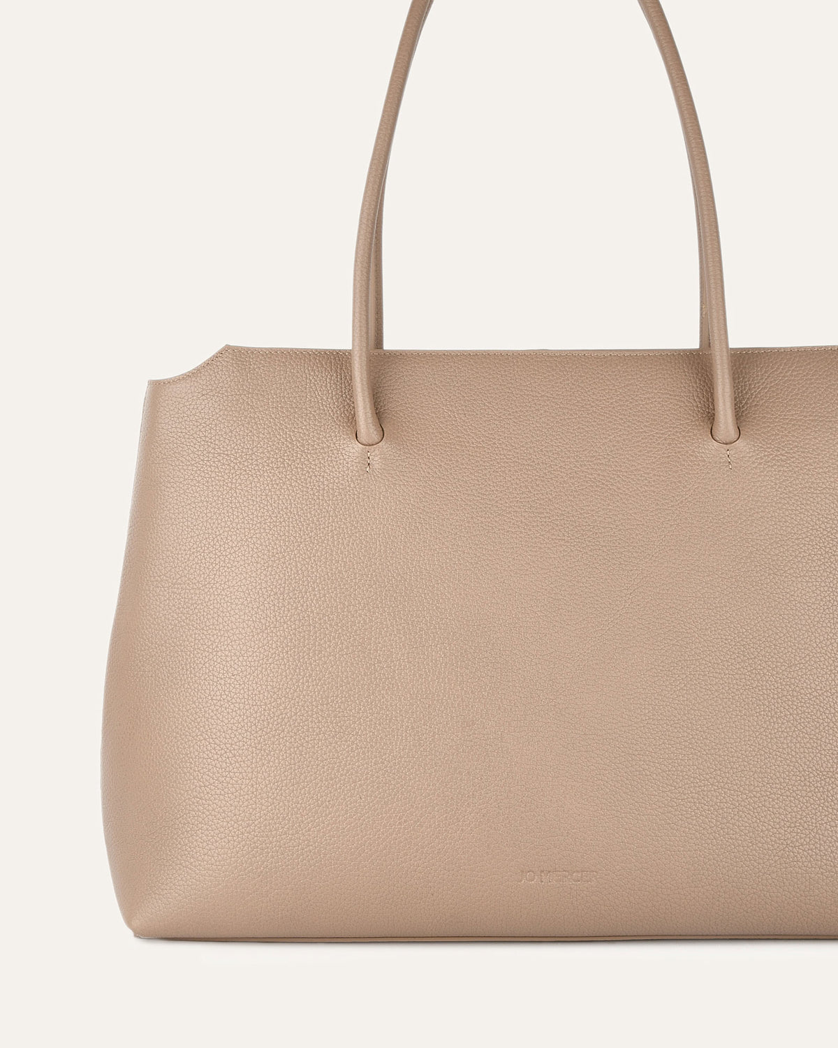 HARVEY TOTE BAG TAUPE LEATHER