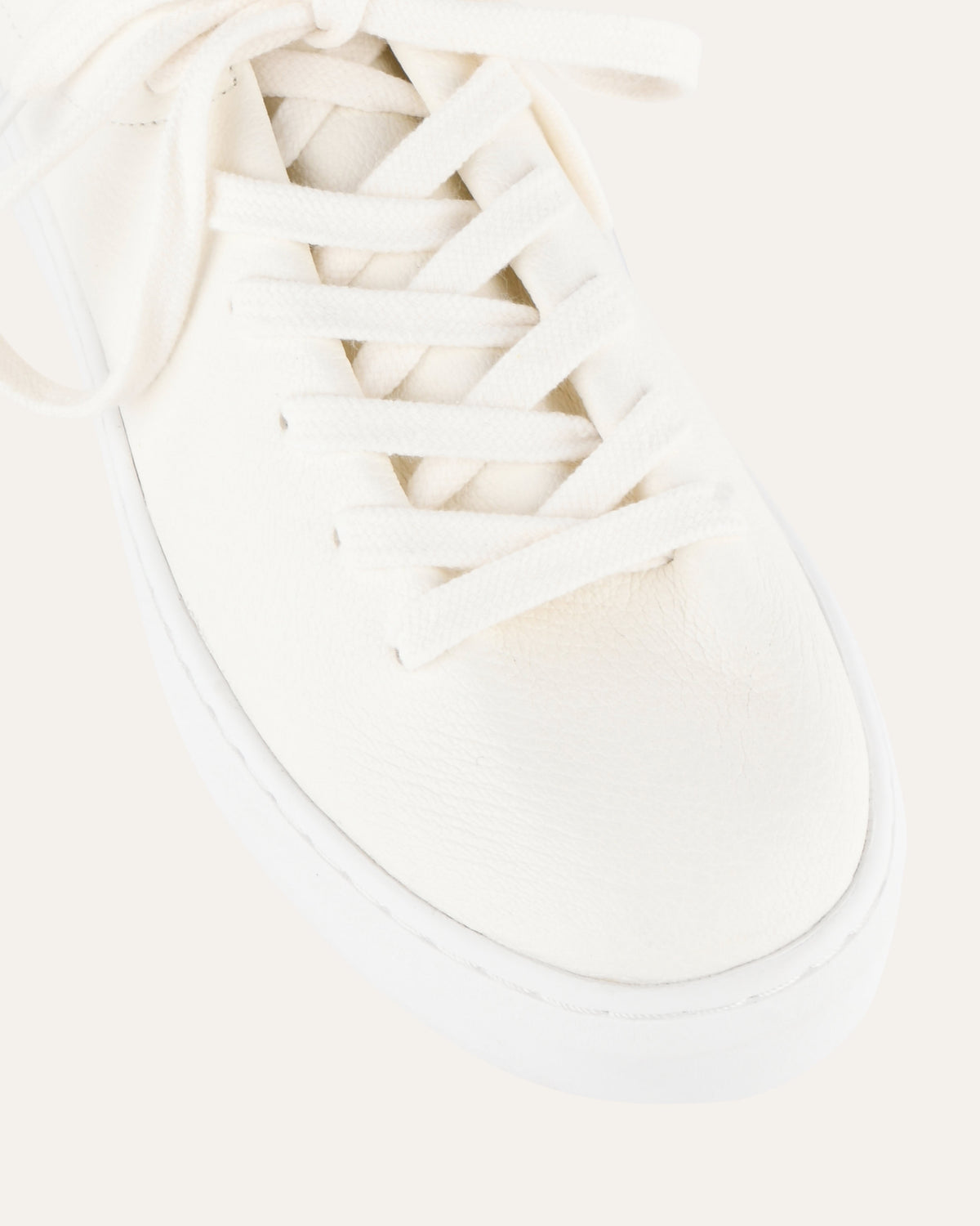 HEAT SNEAKERS OFF WHITE LEATHER