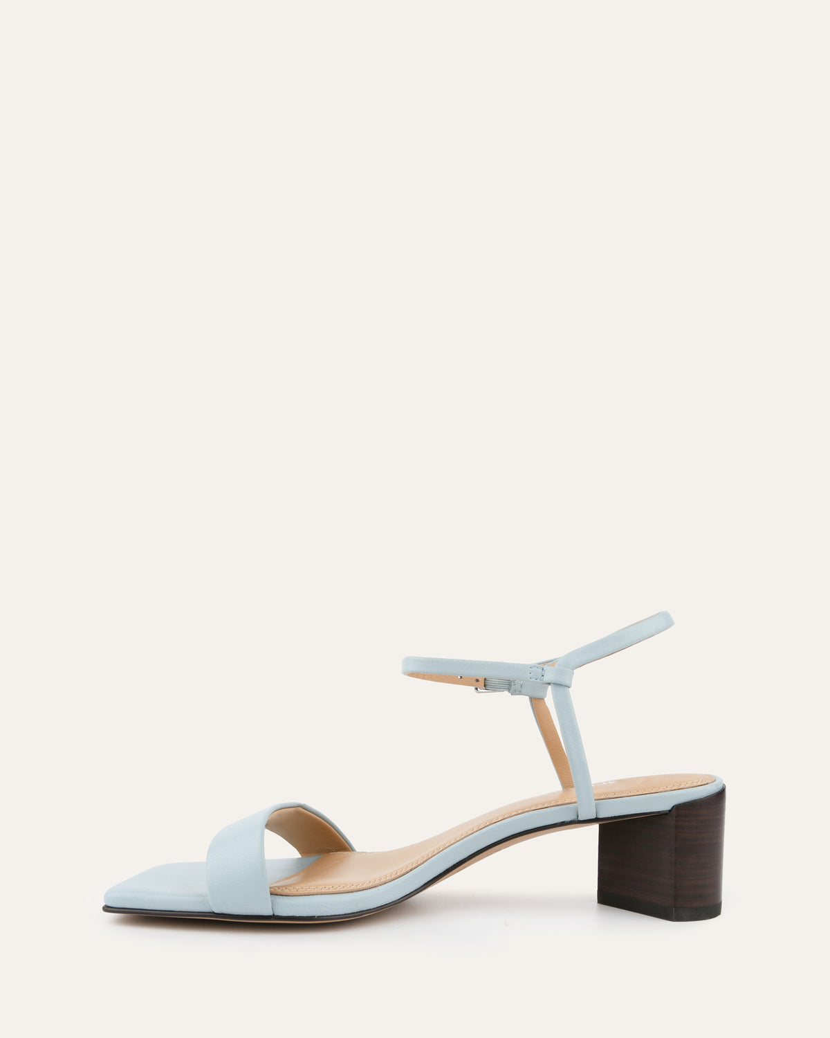 HELEN MID SANDALS DUSTY BLUE LEATHER