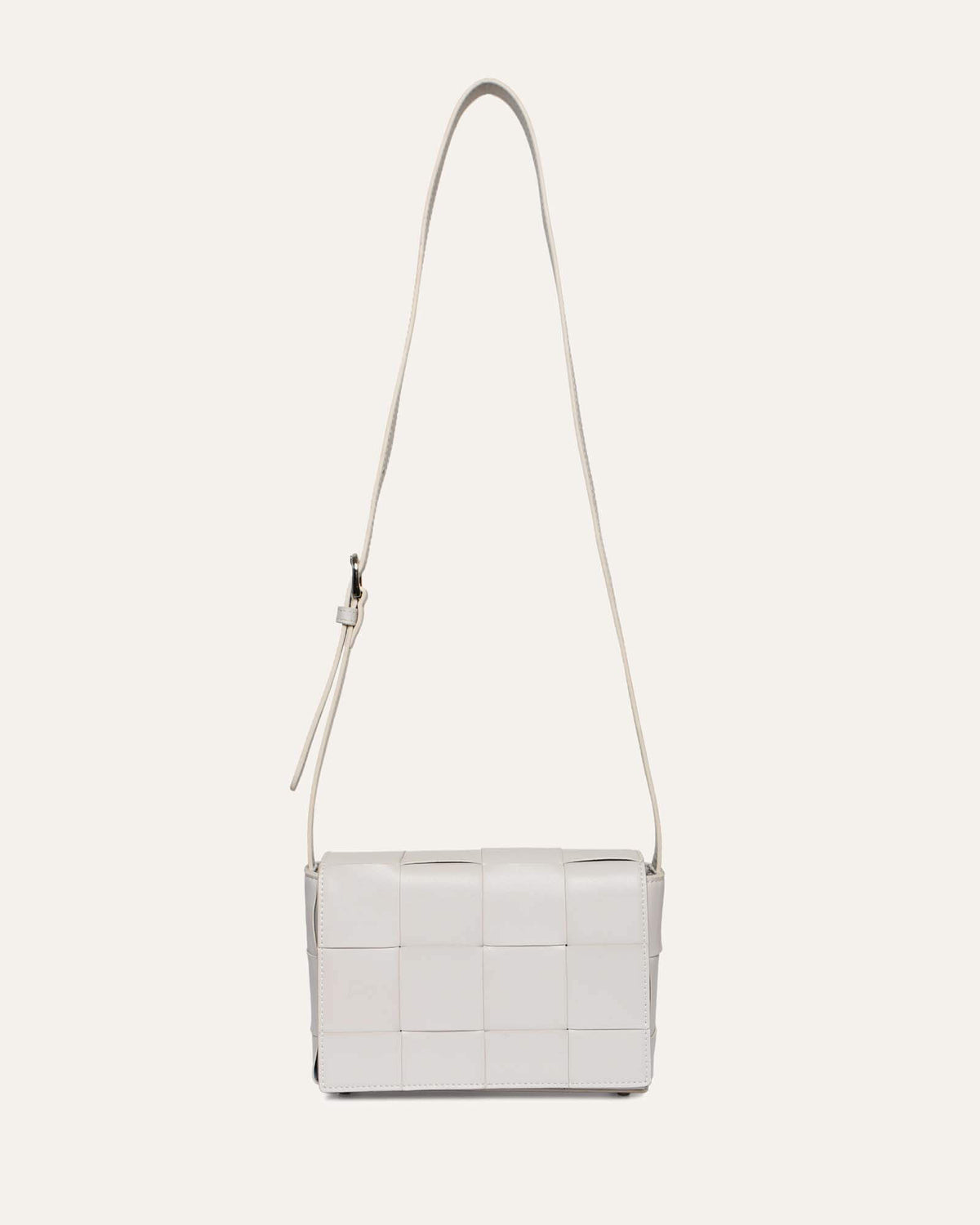 HONEY CROSS BODY BAG BONE LEATHER