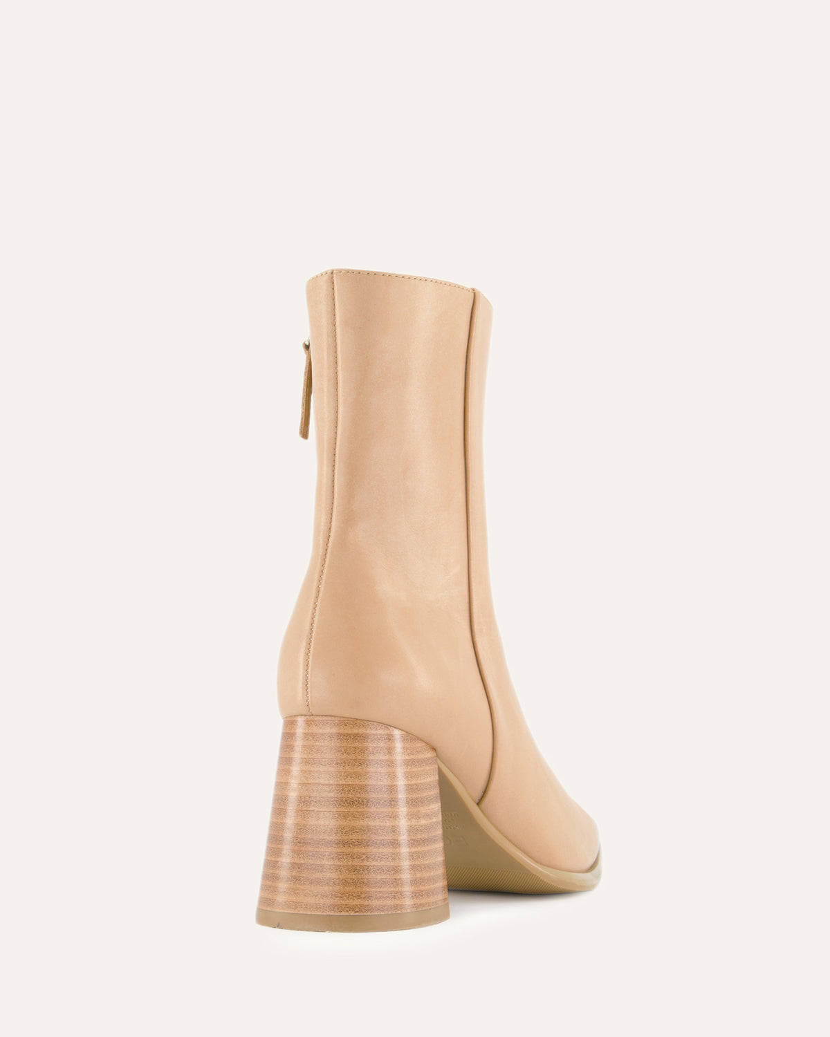 IGGY MID ANKLE BOOTS TAN LEATHER