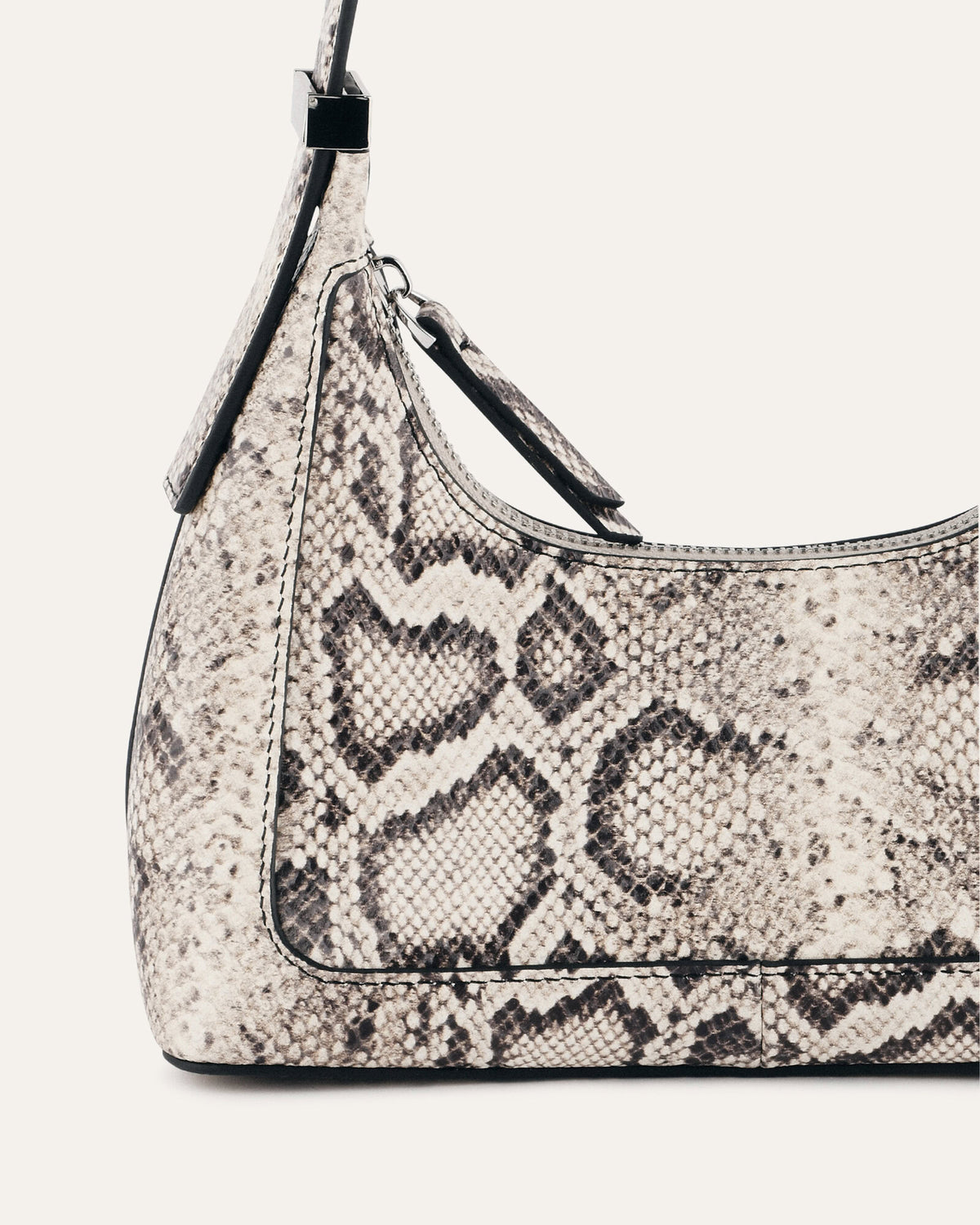 ISABEL SHOULDER BAG NATURAL SNAKE LEATHER