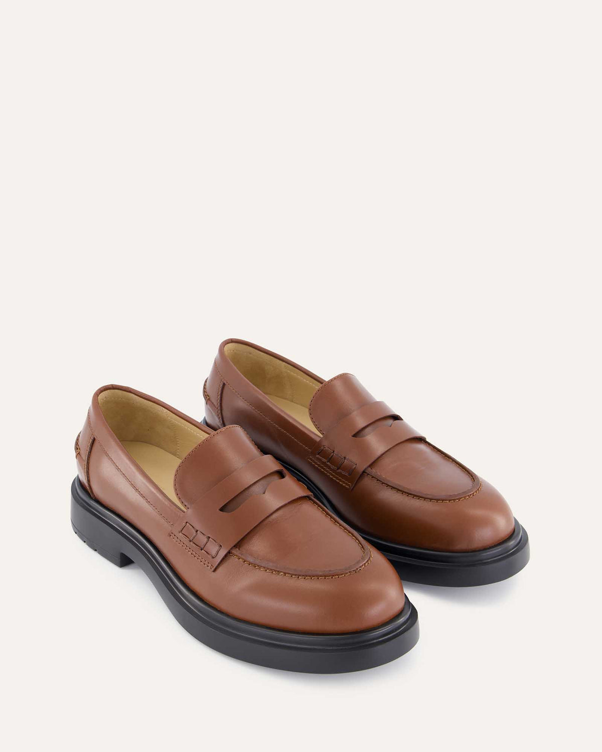 JARVIS LOAFERS CHESTNUT LEATHER