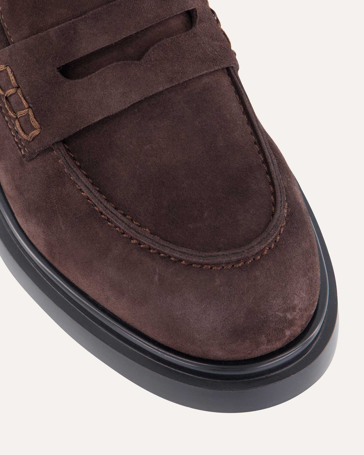 JARVIS LOAFERS BITTER CHOC SUEDE