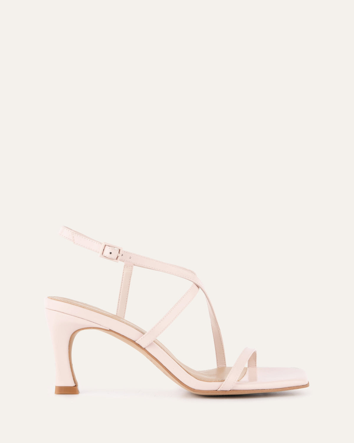 JOCKEY HIGH HEEL SANDALS SOFT PINK LEATHER