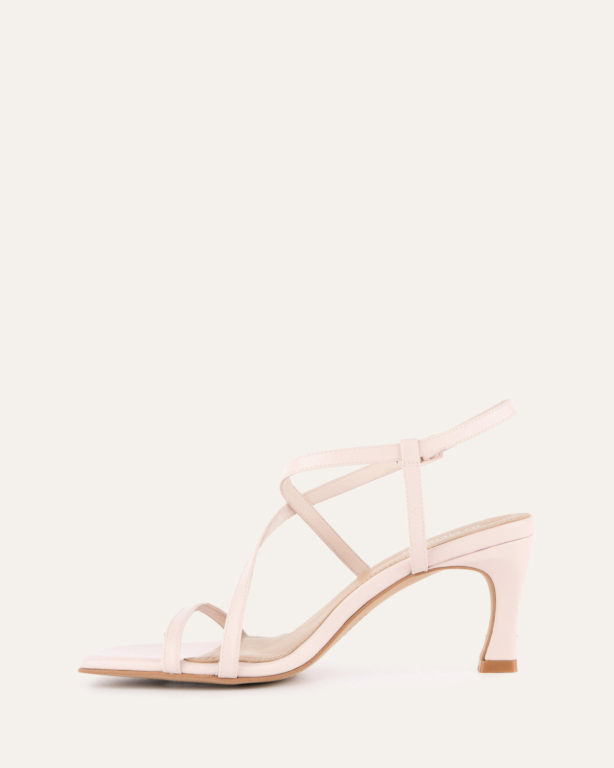 JOCKEY HIGH HEEL SANDALS SOFT PINK LEATHER