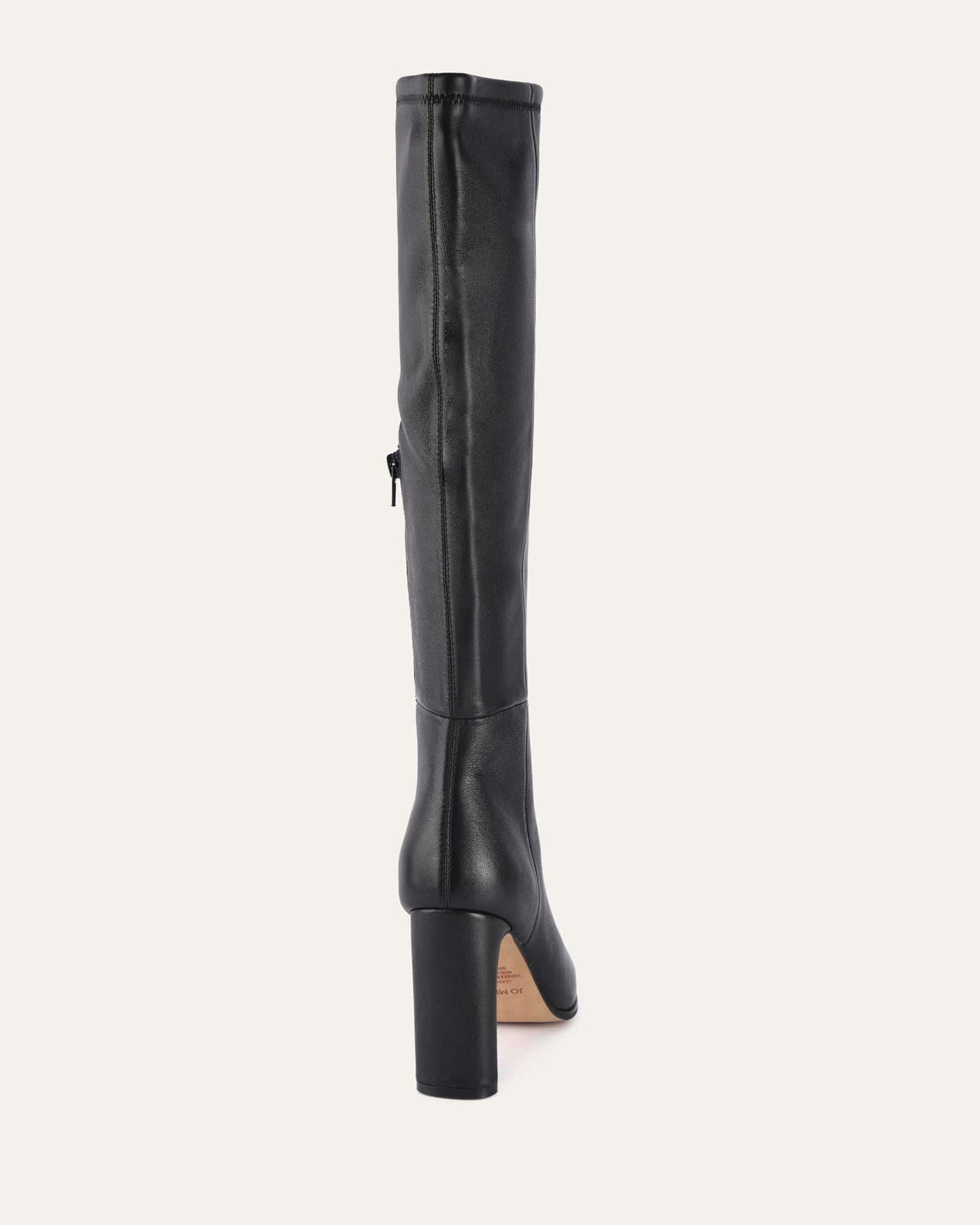 JOLENE KNEE BOOTS BLACK LEATHER