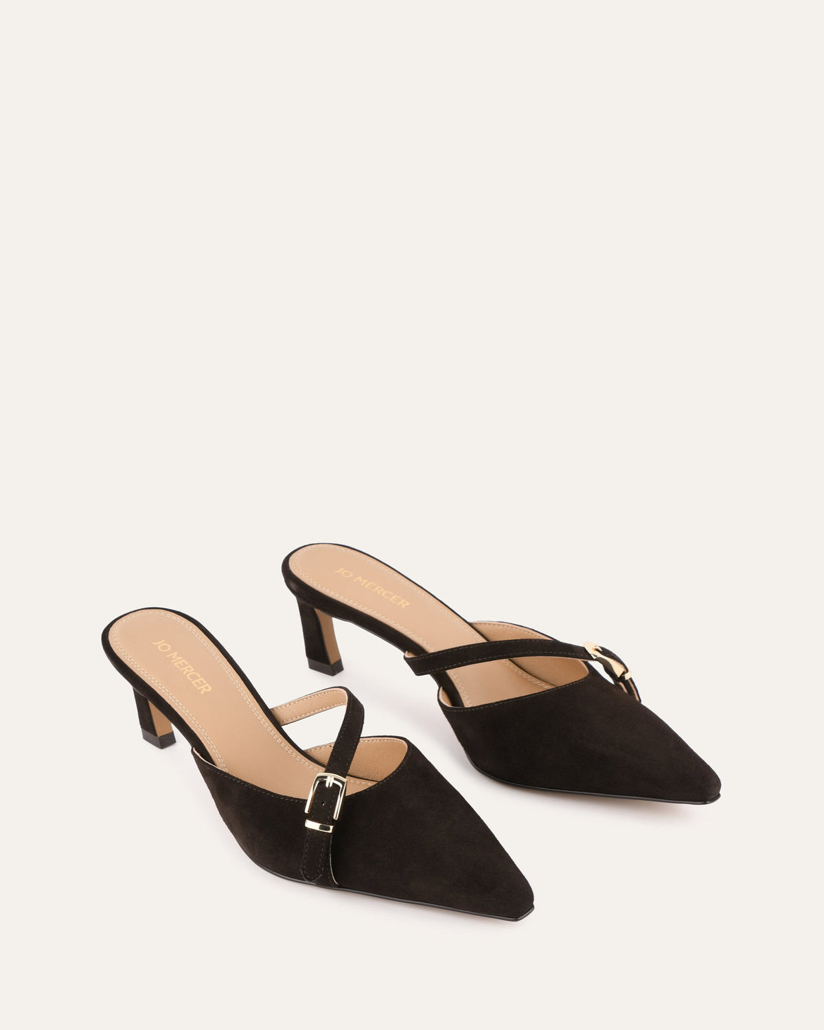 LEONA LOW HEELS SHOE ESPRESSO SUEDE