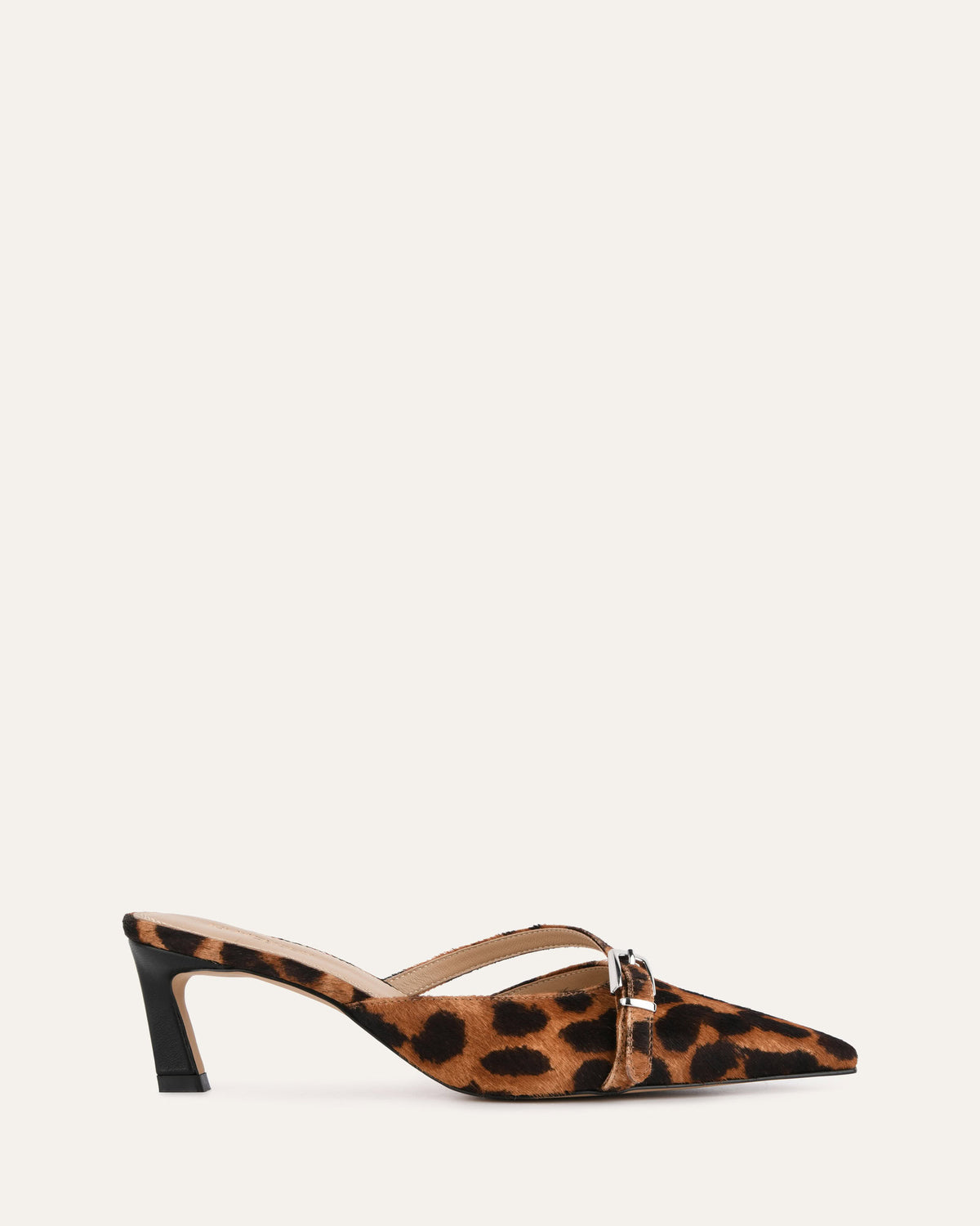 LEONA LOW HEELS OCELOT LEATHER