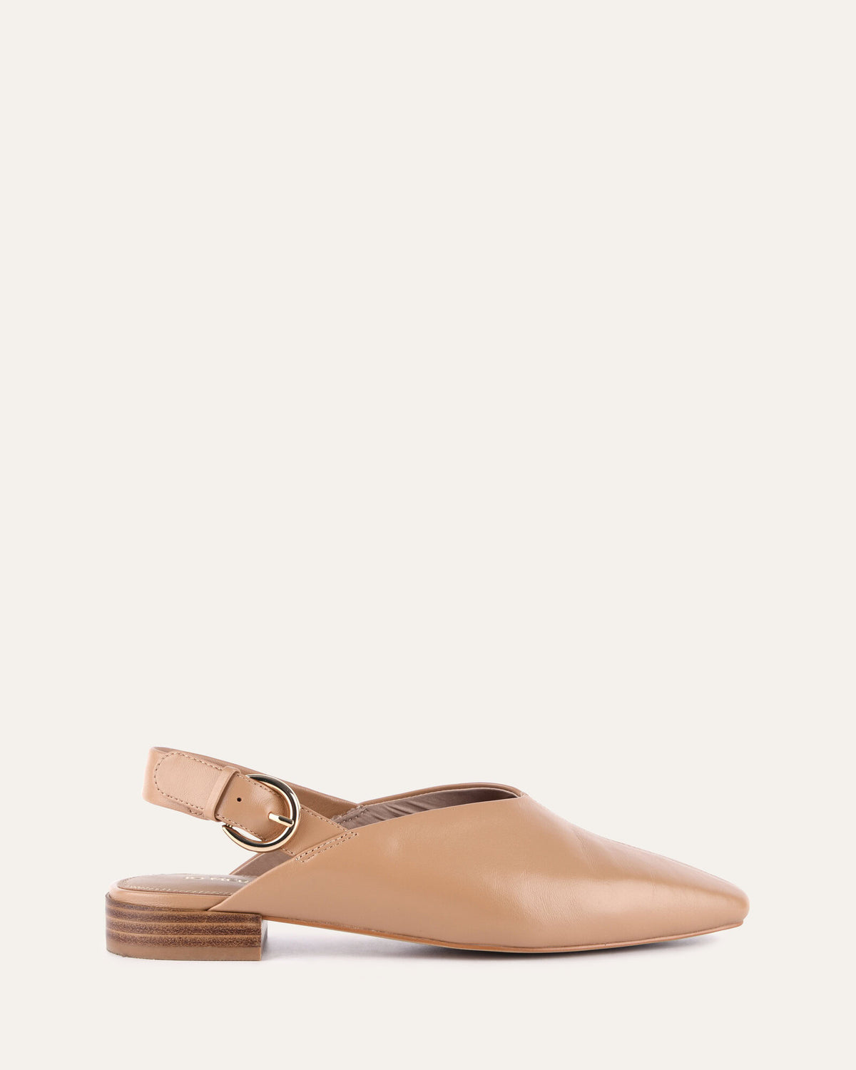 LILLIAN CASUAL FLATS TAN LEATHER