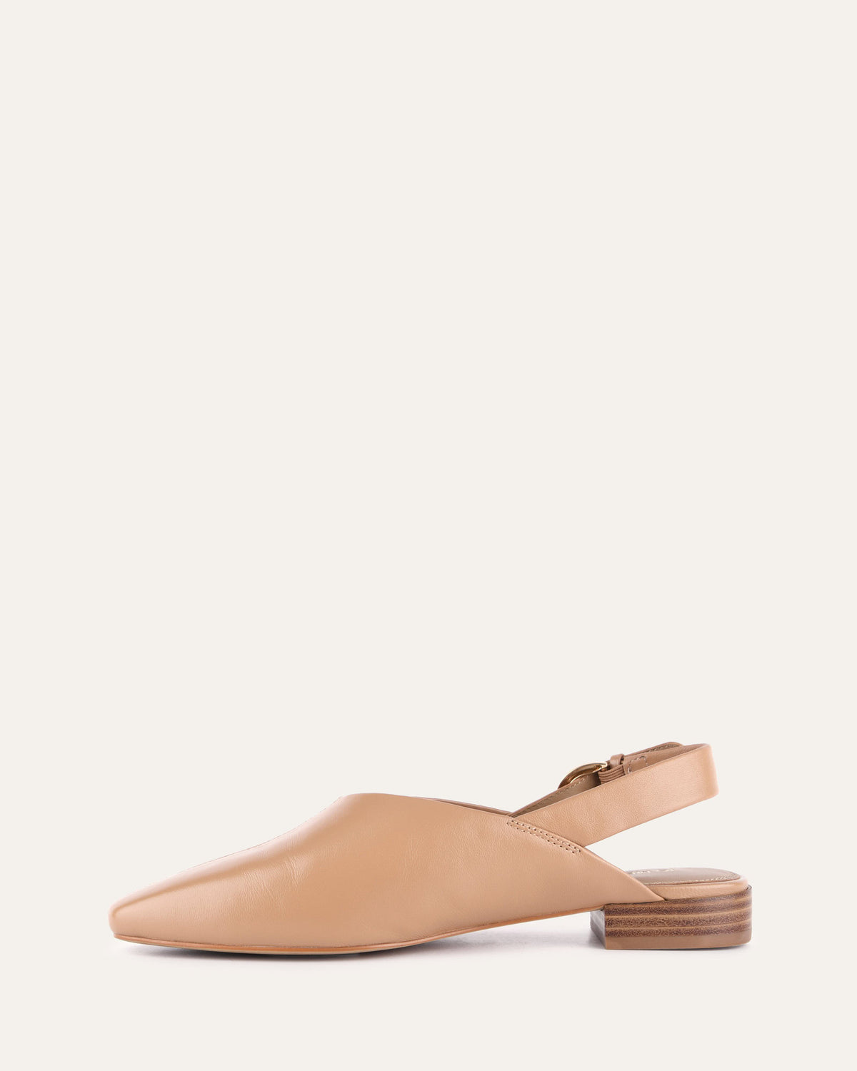 LILLIAN CASUAL FLATS TAN LEATHER