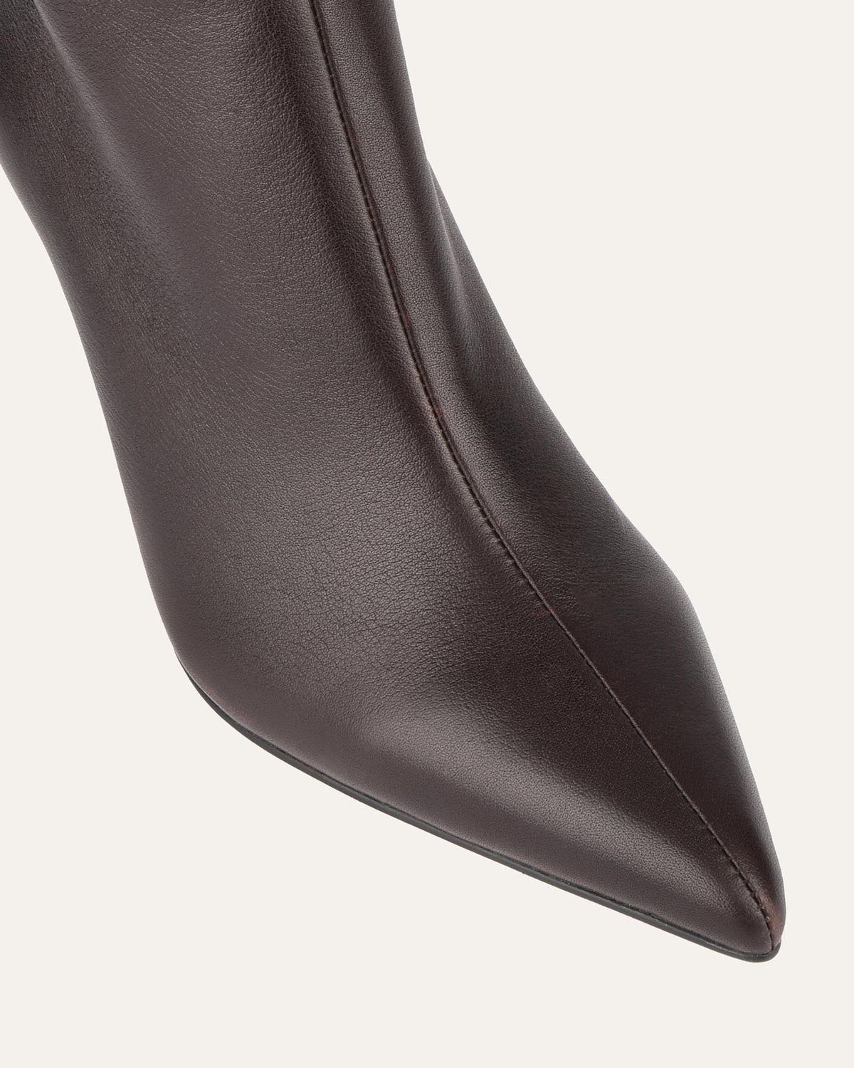 LOTUS KNEE BOOTS BITTER CHOC LEATHER