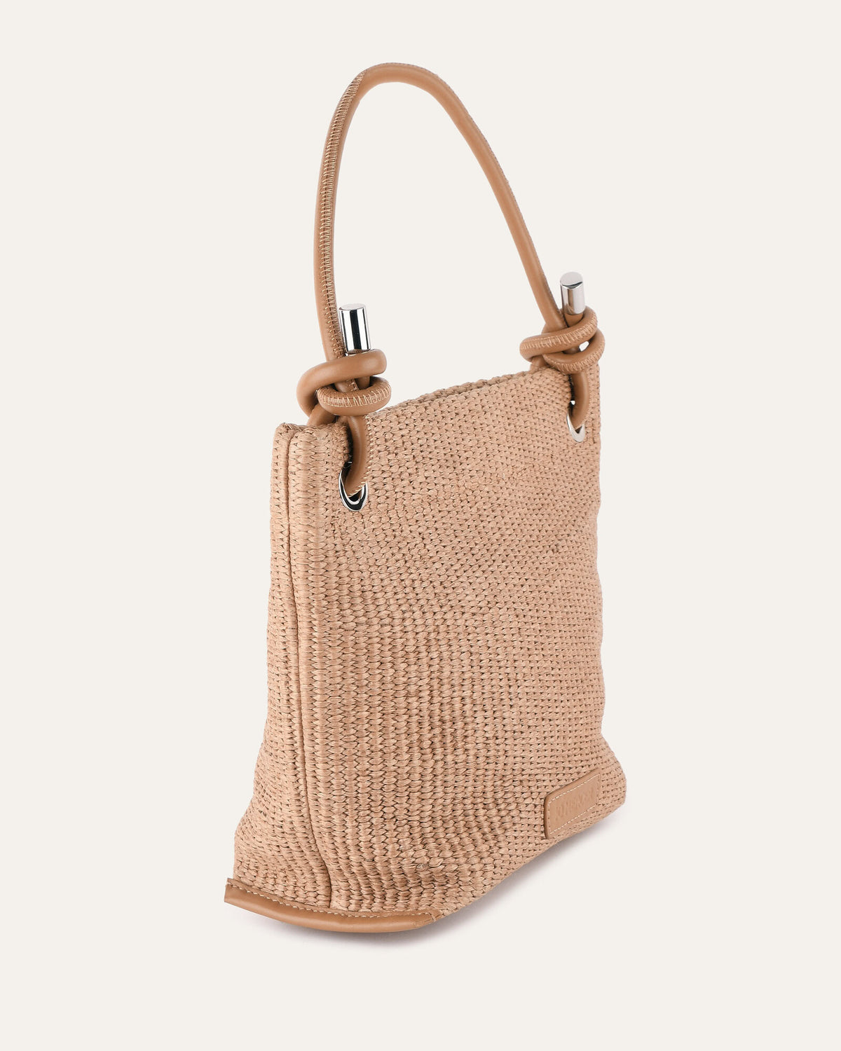 LUCIA TOTE BAG TAN RAFFIA