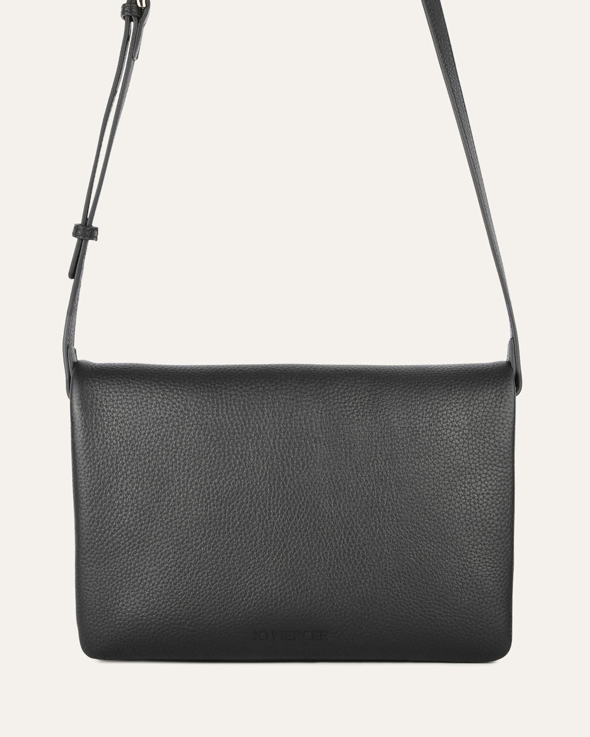 LUISA CROSSBODY BAG BLACK LEATHER