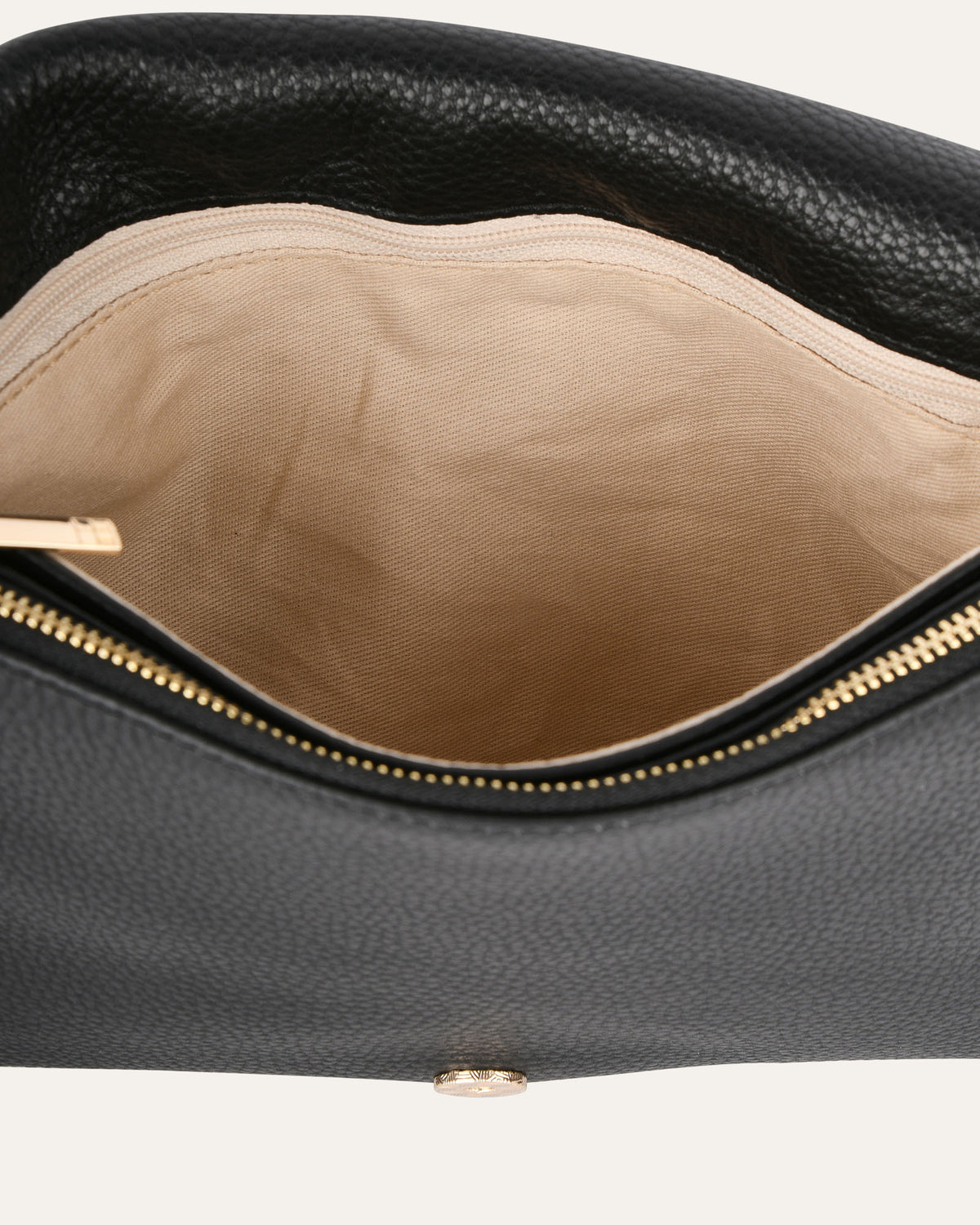 LUISA CROSSBODY BAG BLACK LEATHER