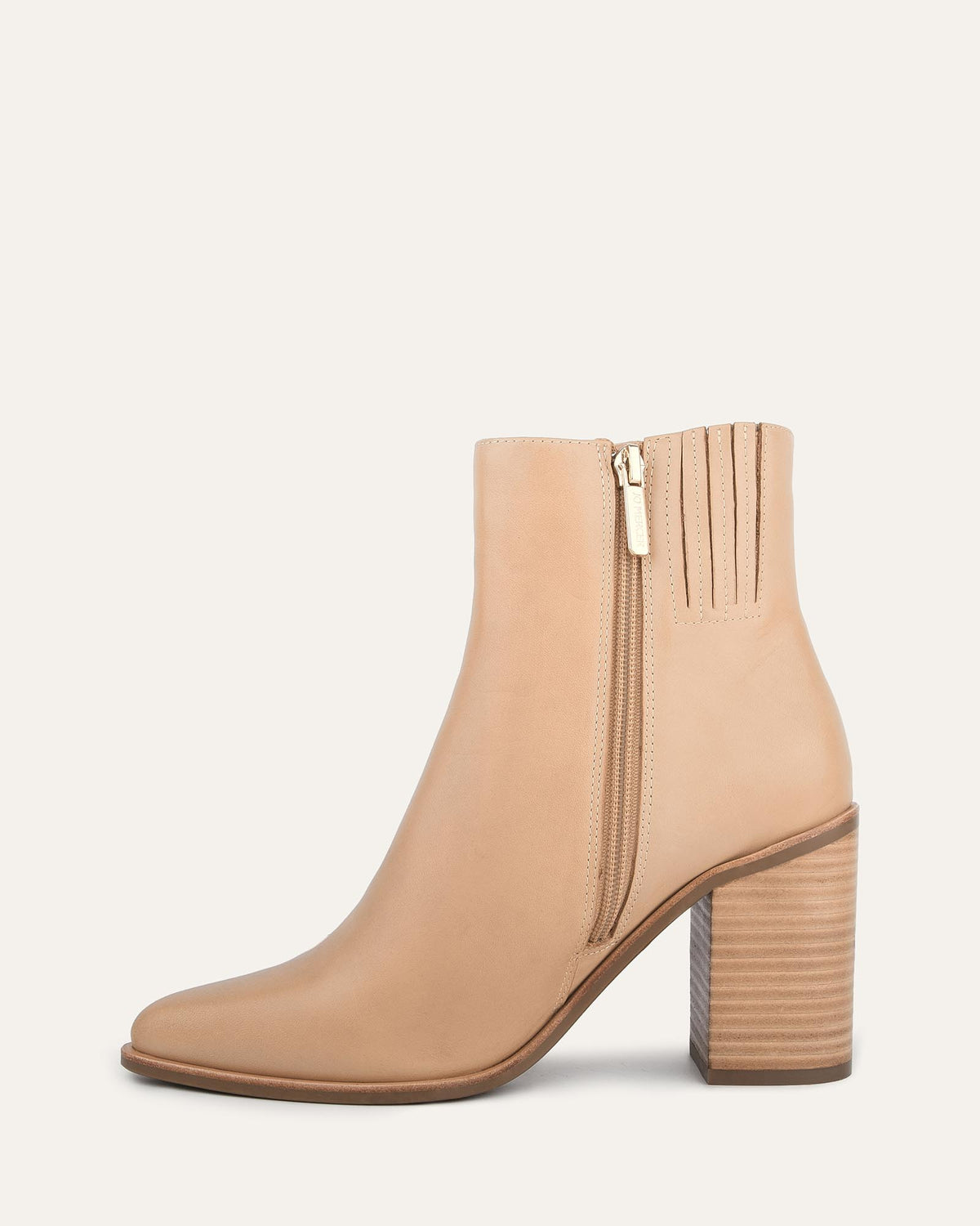 LUNA HIGH ANKLE BOOTS BUTTERSCOTCH LEATHER