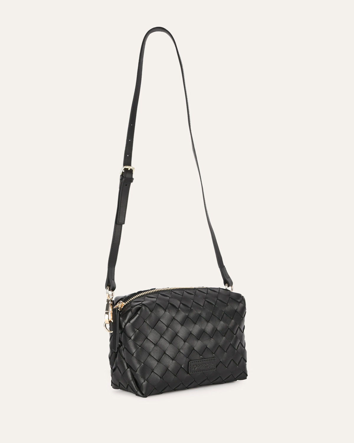 MANUEL CROSSBODY BAG BLACK LEATHER