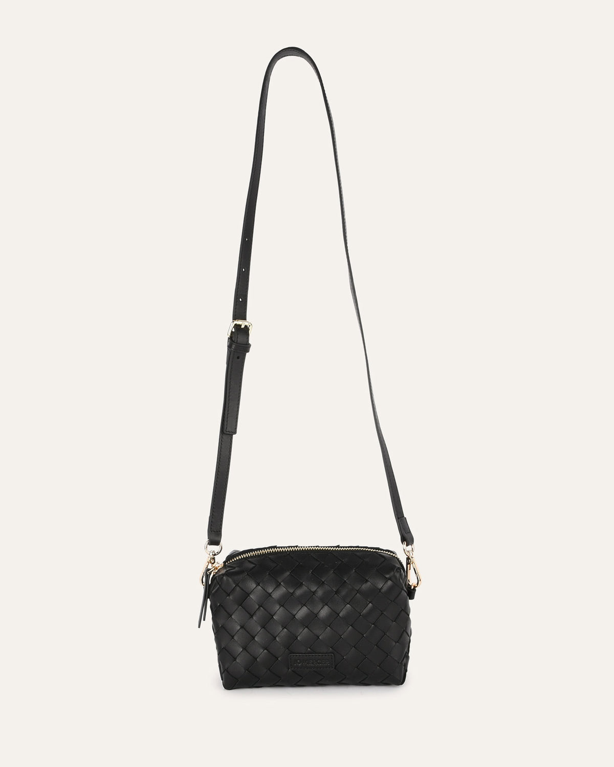 MANUEL CROSSBODY BAG BLACK LEATHER