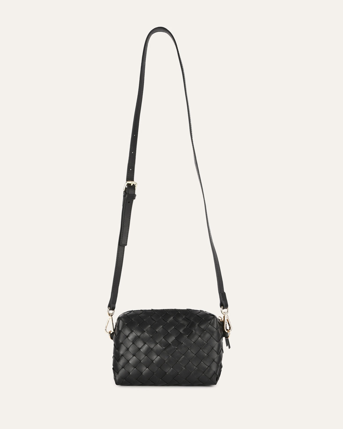 MANUEL CROSSBODY BAG BLACK LEATHER