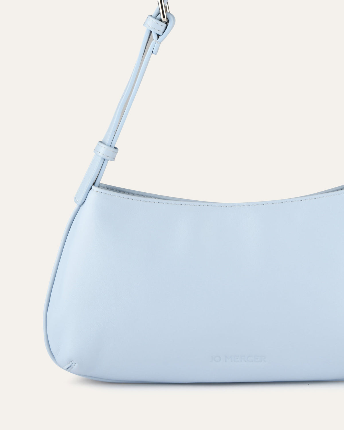 MEGAN SHOULDER BAG SKY BLUE LEATHER