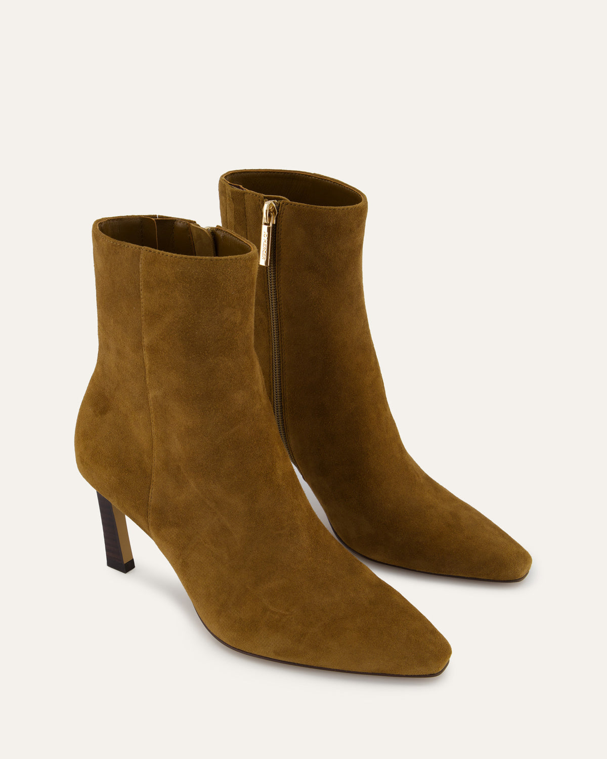 NESSIE MID ANKLE BOOTS BISCUIT SUEDE