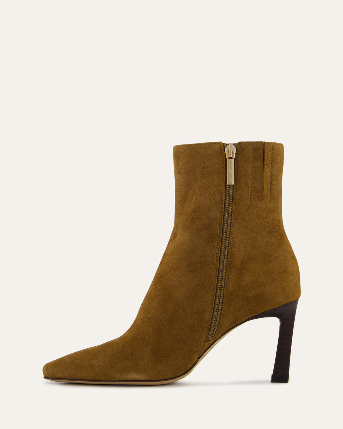 NESSIE MID ANKLE BOOTS BISCUIT SUEDE