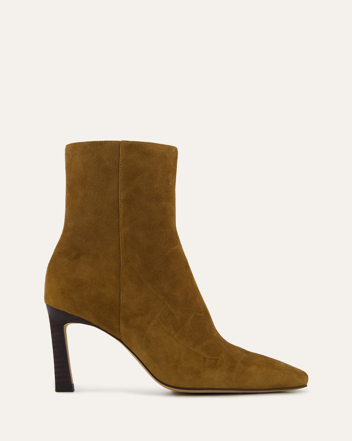 NESSIE MID ANKLE BOOTS BISCUIT SUEDE