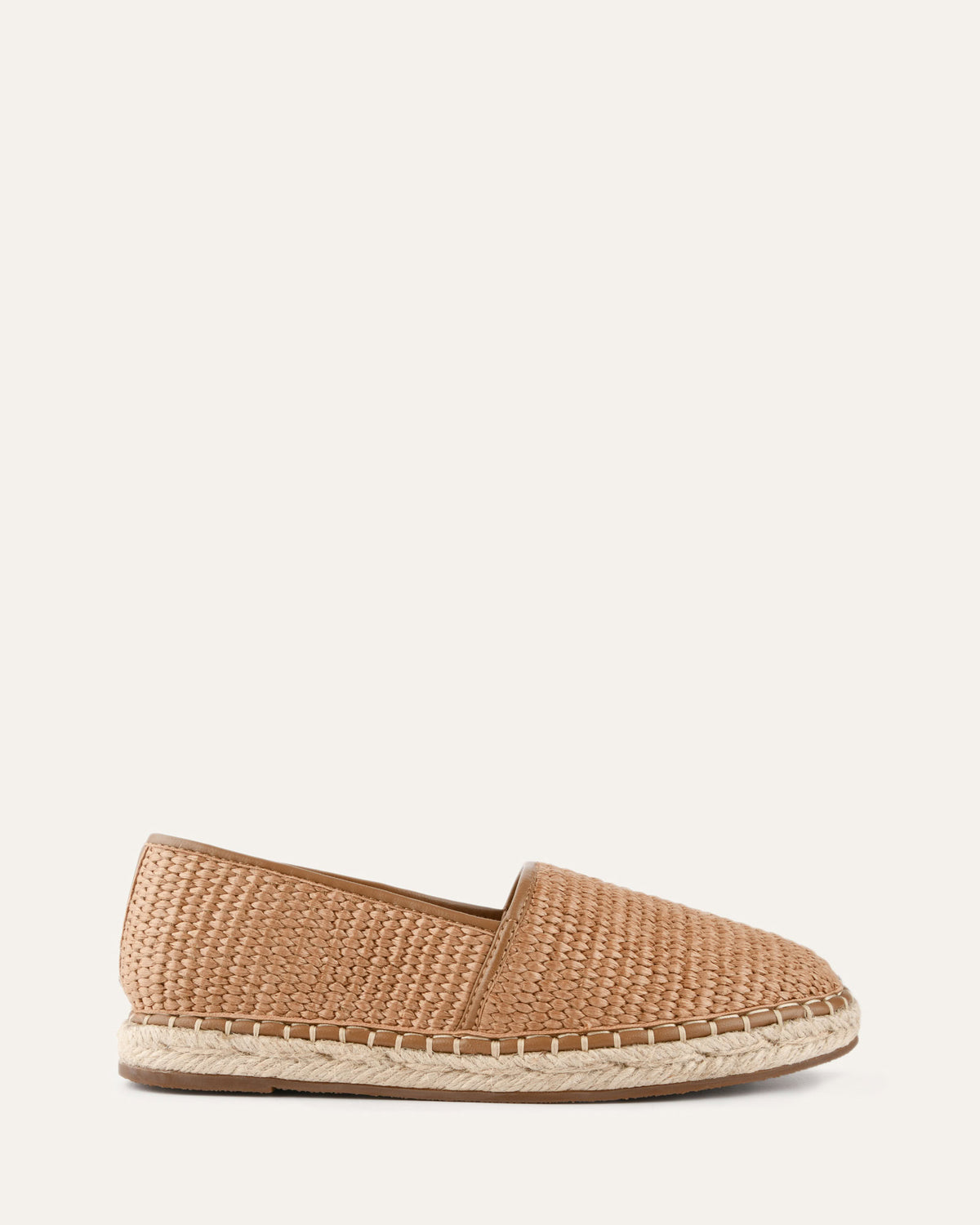 OAKLEY LOAFERS TAN RAFFIA