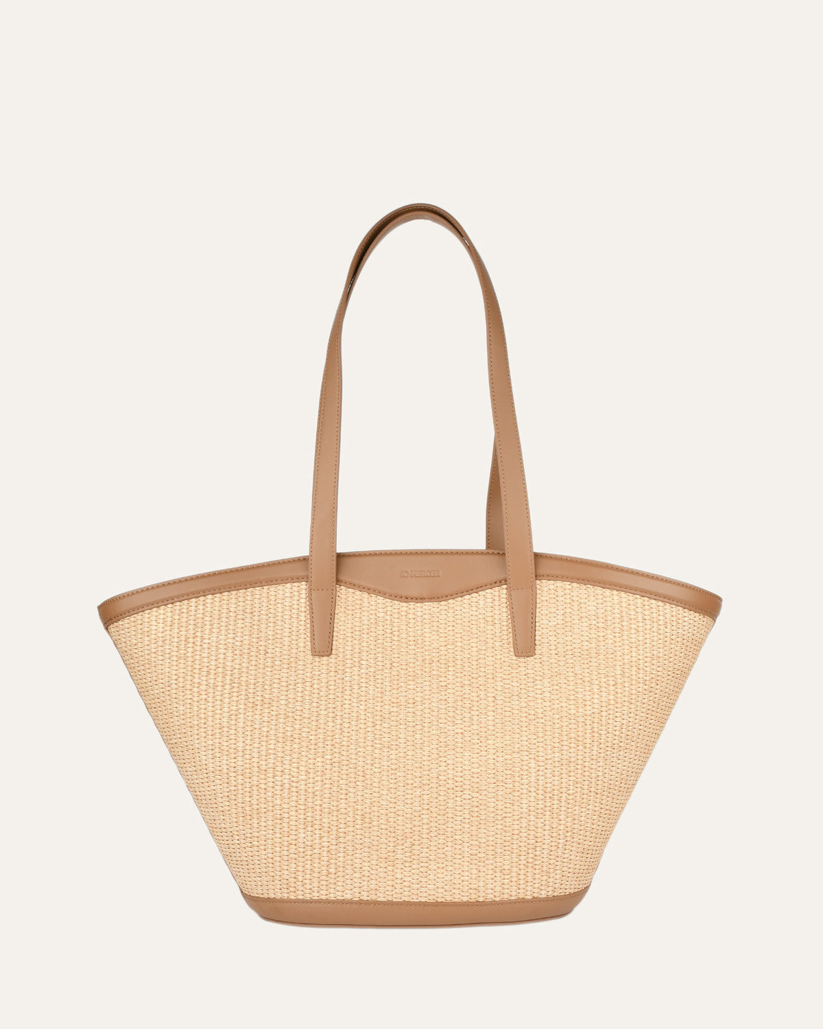 PAPI TOTE BAG CARAMEL RAFFIA